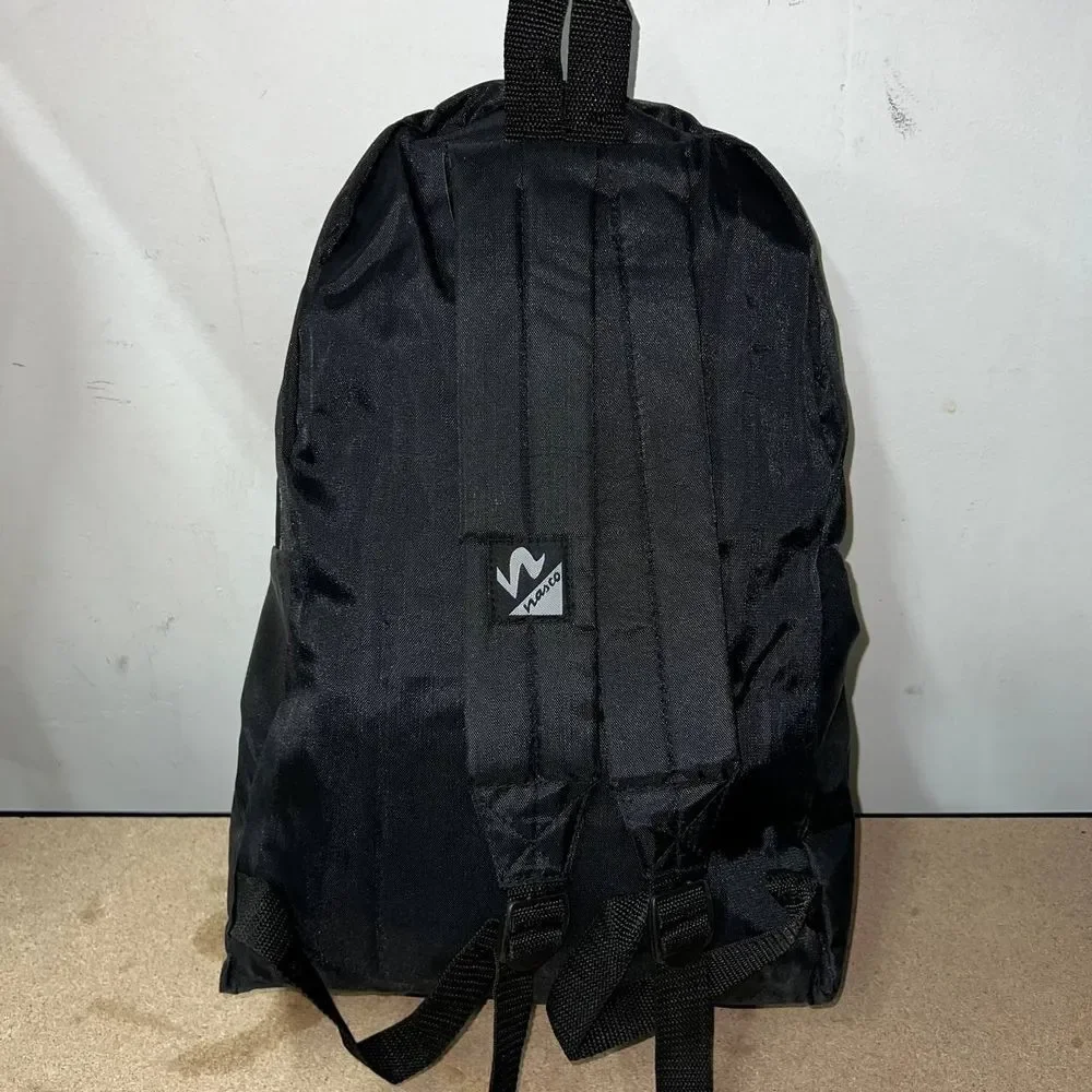 Vintage Orlando Magic Backpack Bag Black NBA Nasco Lightweight Printed
